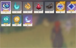 5 ESTRELAS= ZHONGLI, DILUC, QIQI 2 ESTRELASS, HARPA E ESPINH - Genshin Impact