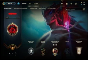 Conta LOL (4 mil reais em skins) - League of Legends