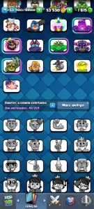 Deck Log Bait 12 Evoluções + 4 Elites [Troféus: 9100] - Clash Royale