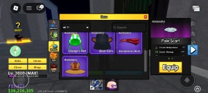 Blox Fruits Max 2800 + V4 + Rare Accessories + Mythical B004 - Roblox