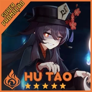 Conta Genshim Impact Ar 12 com Hu Tao  5⭐ - Genshin Impact
