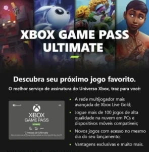Xbox Game Pass Ultimate – Assinatura de 2 mes (Xbox/Windows) - Gift Cards