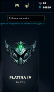 Conta Lol level 148 33 skins 134 campeões Platina IV - League of Legends
