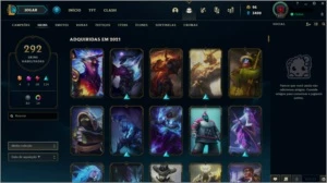 Conta lol 2013 292 skins Plat II - League of Legends
