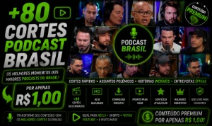 +80 Cortes Podcast Brasil-Entrevistas, Ideias e Conteúdo Vir - Vídeos e Cortes Cortes Virais