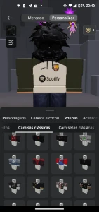 Conta roblox.