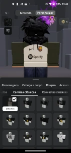 Conta roblox.