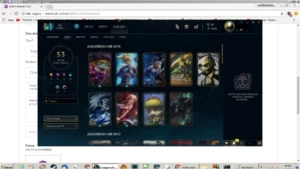 conta lol platina 5, com icone rarissimo LAS player beta - League of Legends