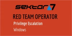 RED TEAM Operator - Courses and Programs