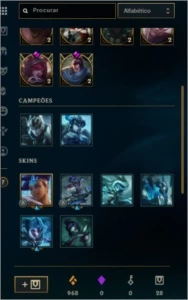 Conta Platina 4 Com 90 Campeoes - League of Legends LOL