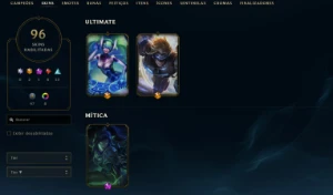 Conta LOL Full Acesso - 122 Champs e 96 Skins - Kayle Juiza - League of Legends