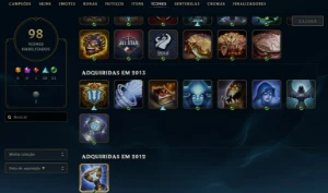 Conta LOL Full Acesso - 122 Champs e 96 Skins - Kayle Juiza - League of Legends