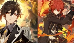 DILUC C1 + ZHONGLI COM BANNER GARANTIDO!! - Genshin Impact