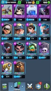 Conta Clash!!! Arena 10/ Nível 11/ 10 Lendárias - Clash Royale