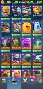 Conta Clash Royale nvl 13 1300 gemas ....
