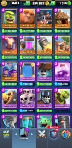 Conta Clash Royale nvl 13 1300 gemas ....