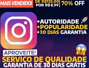[Promoção] 1K Seguidores Instagram por apenas R$ 8,99 - Redes Sociais
