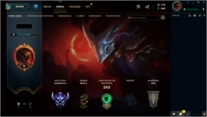 CONTA LOL COM SKINS RARAS - League of Legends