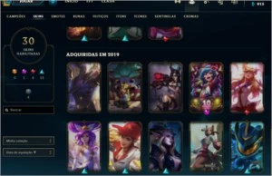 Vendo conta League of Legends LOL
