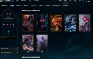 Vendo conta League of Legends LOL