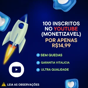 (GERENTE TA DOIDO)100 Inscritos no YouTube Monetizavel