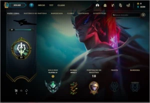 CONTA PLAT IV POUCOS GAMES - League of Legends LOL