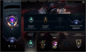 Conta lol main adc ex d4 - League of Legends