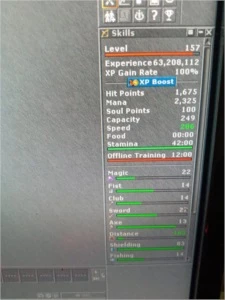 VENDO CONTA RP 157 EK 53 ED 44 - ( IMPERA) - Tibia