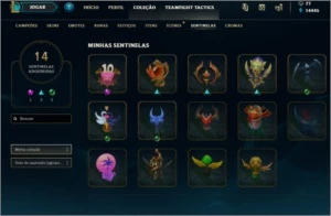 Conta de LOL DIAMANTE 4 com todas as SKINS do thresh - League of Legends