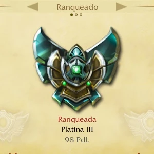 Conta Platina 3 League Of Legends LOL