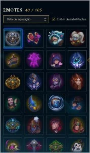 CONTA DIAMANTE 3 EX GRÃO MESTRE INCONES E EMOTES - League of Legends LOL