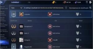 Servidor SA 84 75K Power guilda dominante (tem chifre épico) - MIR4
