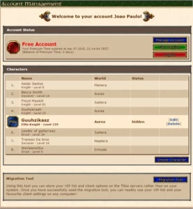 EK 159 + EK 61 + Makers - Tibia