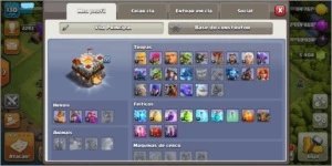 Clash of Clans cv11 5408 gemas semi full barato