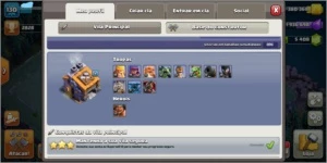 Clash of Clans cv11 5408 gemas semi full barato