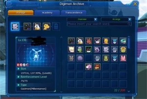Vendo conto gdmo serve omega - Digimon Masters Online