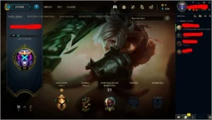 Conta Smurf Ouro1 - Para reset season 11 E-mail n confirmado - League of Legends LOL