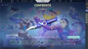 conta valorant plat 3 recheada de skin