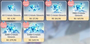 GENSHIN IMPACT - AR 56 - 15 5* ESTRELAS +10K DE GEMAS