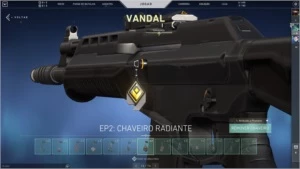 Conta VALORANT com chaveiro RADIANT!
