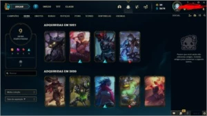 CONTA DIAMANTE 1 - 58% WR/ CONTA EX-MESTRE - League of Legends LOL
