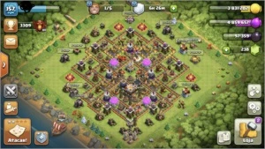Clash of clans Cv11 praticamente full