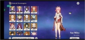 Conta AR 56 vários personagens t5 - Genshin Impact