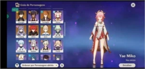 Conta AR 56 vários personagens t5 - Genshin Impact