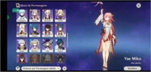 Conta AR 56 vários personagens t5 - Genshin Impact
