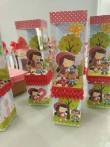 Caixa Alta de Acetato Chapeuzinho Vermelho - Artesanato e Personalizados