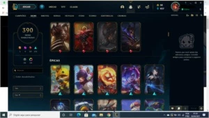 Conta Prata 1, Com 390 Skins, Full Campeões. - League of Legends LOL