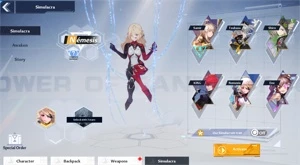 Conta Tower of Fantasy com NEMESIS + SAMIR + KING + SHIRO - Outros