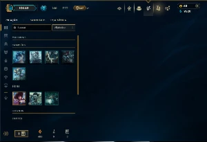Ouro 1 com 25 Champs e 4 Skins +8 Espolios - League of Legends LOL