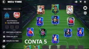 Conta 5 Fifa Ger 119 + Figo 120